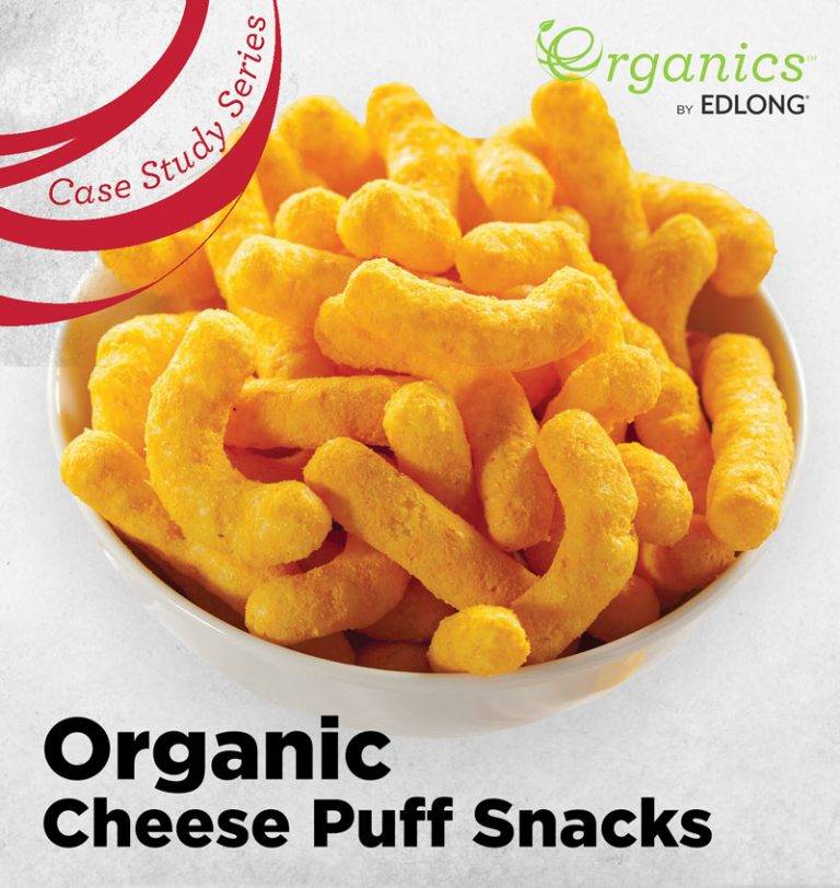 Case Study Edlong Organic Cheese Puff Snack Edlong